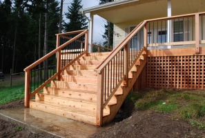 Wood Deck Installation - Northwest Decks